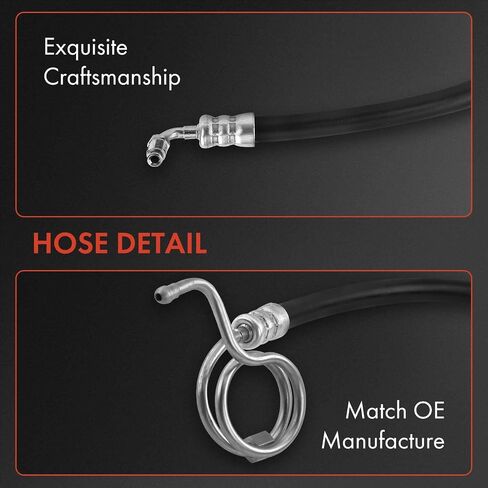 A-Premium Power Steering Hose Pressure Hose Line Assembly Compatible with Mercedes-Benz 260E 300CE 300TE 300D 300E 300TD Pump To Gear/Rack Pinion in Saudi Arabia