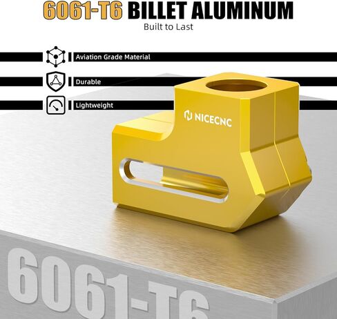 NICECNC Orange Fuel Line Fitting Cover Aluminum CNC Tubing Trim Cover Compatible with Harley Electra Glide Police FLHTP 2018-2020, Street Glide Special FLHXS 2017-2023, See Fitments in Saudi Arabia