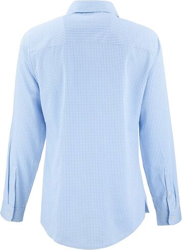 قميص نسائي طويل الأكمام من Cutter & Buck Skyline Epic Confidence معاد تدويره من القماش القطني in Kuwait