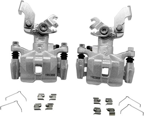 Set of 2 Brake Caliper Rear Calipers (Left and Right) with Bracket For Mazda 6 2003-2005 GK2A26281B GKYA2643Z GKYA2698ZB GKYA2698ZC GKYA2699ZB GKYA2699ZC 19B2858 19B2859 in Saudi Arabia