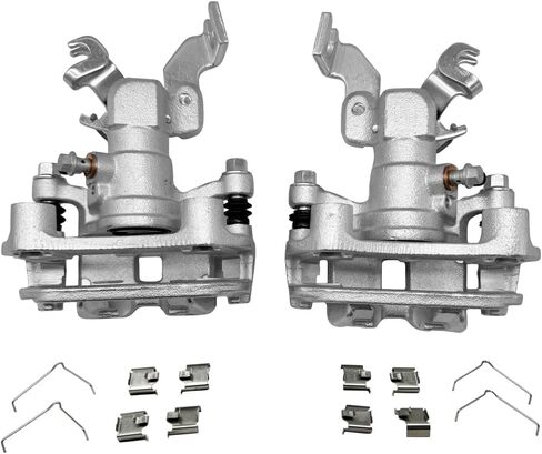 Set of 2 Brake Caliper Rear Calipers (Left and Right) with Bracket For Mazda 6 2003-2005 GK2A26281B GKYA2643Z GKYA2698ZB GKYA2698ZC GKYA2699ZB GKYA2699ZC 19B2858 19B2859 in Saudi Arabia