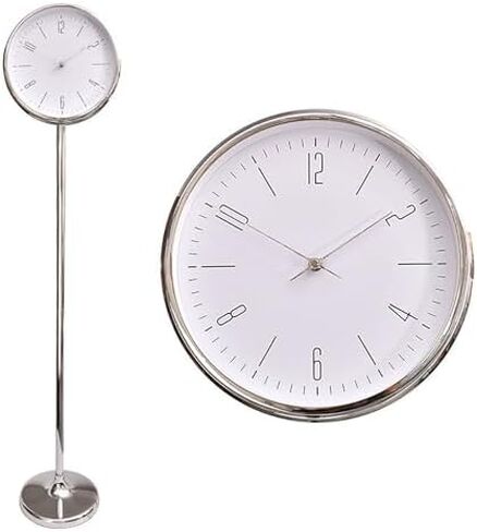 Modern Silent Floor Clock - Minimalist Grandfather Clock in Nordic Style, Elegant Art Decoration for Home, Quartz Movement, Light Luxury Vertical Decor with Case in Saudi Arabia