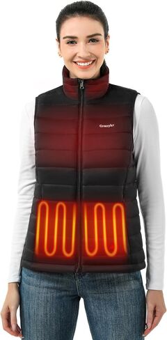 Heated Vest Women,Lightweight Quilted Electric Vests With Battery Pack Included,Rechargeable Insulated heat jacket in Saudi Arabia