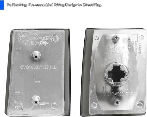 SPEC-D TUNING Chrome Smoke Corner Lights Compatible with 1988-1993 Chevy/GMC C/K 1500/2500/3500 Blazer Silverado Suburban Sierra Yukon in Saudi Arabia