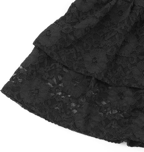 Womens Gothic Skirt Y2k 2000s Girl Mall Goth Punk Skirts High Waist Lace-Up Ruffle Fairy Grunge Mini Skirts in Kuwait