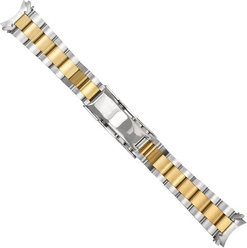 Ewatchparts سوار ساعة أويستر 20 ملم متوافق مع رولكس صبمارينر 16800 16810 قفل انزلاقي بلونين in Saudi Arabia
