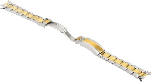 Ewatchparts سوار ساعة أويستر 20 ملم متوافق مع رولكس صبمارينر 16800 16810 قفل انزلاقي بلونين in Saudi Arabia
