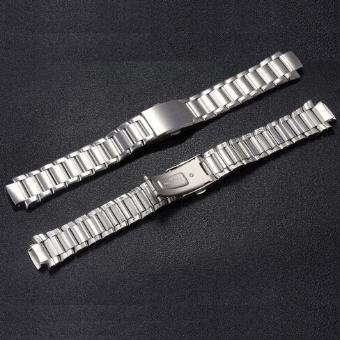 Replacement Watch Bracelet for Casio EF-316 EF-503 EFR-301 22mm Stainless Steel Band with 13mm Convex End Links Watch Strap in Saudi Arabia