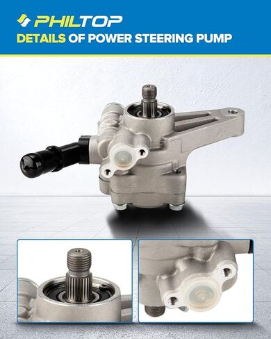 PHILTOP 20-71996 Power Steering Pump Fit For 2006-2011 DTS, Power Steering Pump with Pulley in Saudi Arabia