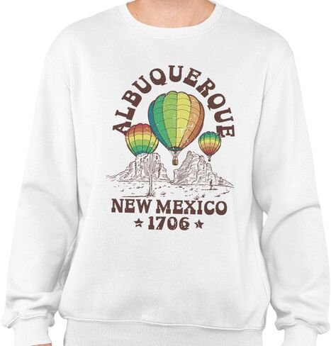 TeesAndTankYou Vacation Albuquerque New Mexico Sweatshirt Unisex in Saudi Arabia
