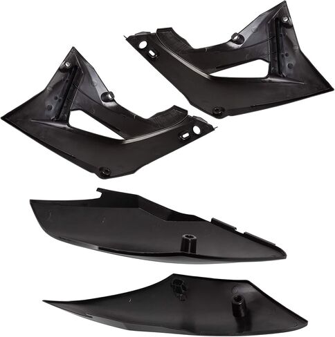 ECOTRIC Plastic Kit Bodywork Compatible with 2002-2007 Honda CR125R CR250R Fairing Set Black in Saudi Arabia