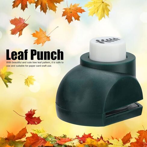 Leaf Punch, Beautiful Leaf Paper Punch Cutter Tree Leaf Making Mould DIY Craft Accessories with 8pcs Paper for Paper Crafting Scrapbooking Cards Decoration DIY Arts Tool (Maple Leaf) in Saudi Arabia