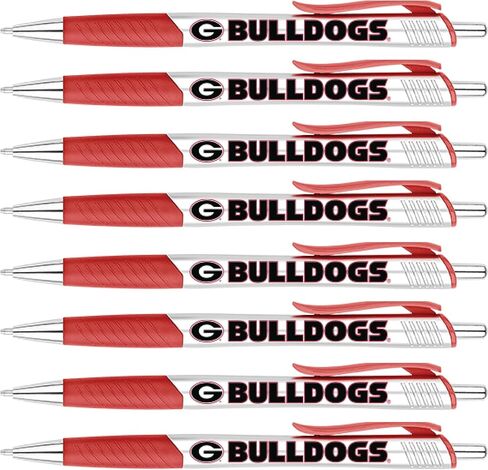 University of Georgia Bulldogs Translucent 8 Pen Set 2504 in Kuwait