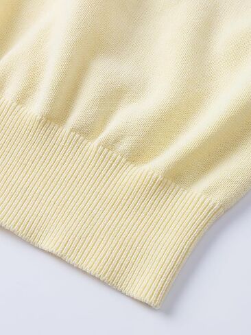 Pure BCI Cotton Lightweight Sweater for Men Crewneck T-Shirts Casual Long Sleeve Knit Pullover Fall Spring in Kuwait