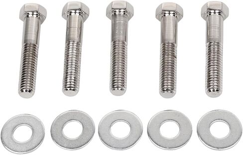 Chrome Motorcycle Rear Sprocket Bolt and Washer Kit Fit for Harley Softail Heritage Classic 2000-Up, Dyna Wide Glide FXDWG 2000-2005 in Saudi Arabia