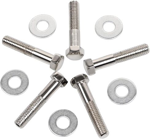Chrome Motorcycle Rear Sprocket Bolt and Washer Kit Fit for Harley Softail Heritage Classic 2000-Up, Dyna Wide Glide FXDWG 2000-2005 in Saudi Arabia