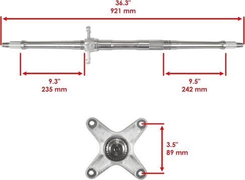 محور العجلة الخلفية كالتريك والمحور الخلفي متوافق مع سوزوكي LT-Z400 Quadsport Z400 2003 2004 2005 2006 2007 2008 in Kuwait