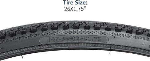 إطارات دراجة YUNSCM 26 بوصة 26x1.75/47-559 و26 بوصة أنابيب دراجة شديدة التحمل صمام شريدر متوافق مع إطارات وأنابيب دراجة 26 × 1.50 26 × 1.75 26 × 1.90 26 × 1.95 (P-173) in Saudi Arabia