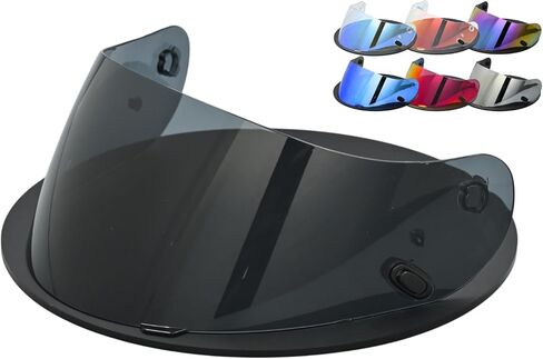 Compatible with HJC HJ-09 Visor Repalcement Motor Helmet Face Shield CL-17,CL-15,CL-16,CL-SP,CL-ST II,CS-R1,CS-R2,CS-R3,CS-15,CS-17,FS-10,FS-11,FG-15,IS-16,TR-1,AC-12 (Smoke) in Saudi Arabia