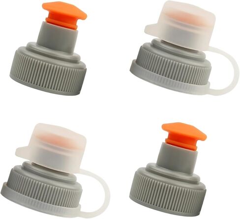 عبوة من 2 غطاء بديل لزجاجة المياه، أغطية للسحب وزجاجة مياه خالية من مادة BPA in Kuwait