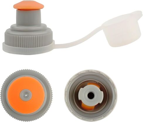 عبوة من 2 غطاء بديل لزجاجة المياه، أغطية للسحب وزجاجة مياه خالية من مادة BPA in Kuwait