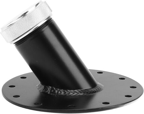 45 Degree Fuel Cell Filler Neck, Fuel Cell Gas Tank Filler Neck High Strength for Vehicle (Black) in Saudi Arabia