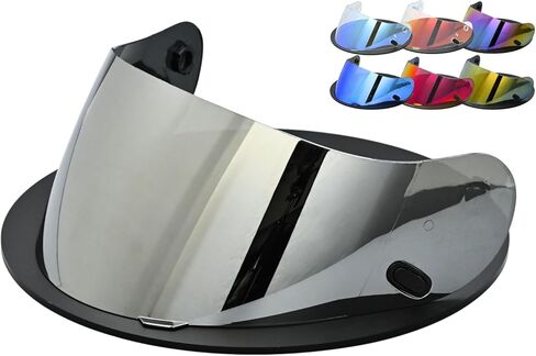 Compatible with HJC HJ-09 Visor Repalcement Motor Helmet Face Shield CL-17,CL-15,CL-16,CL-SP,CL-ST II,CS-R1,CS-R2,CS-R3,CS-15,CS-17,FS-10,FS-11,FG-15,IS-16,TR-1,AC-12 (Smoke) in Saudi Arabia