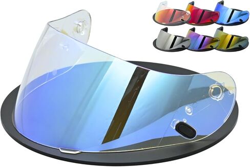 Compatible with HJC HJ-09 Visor Repalcement Motor Helmet Face Shield CL-17,CL-15,CL-16,CL-SP,CL-ST II,CS-R1,CS-R2,CS-R3,CS-15,CS-17,FS-10,FS-11,FG-15,IS-16,TR-1,AC-12 (Smoke) in Saudi Arabia