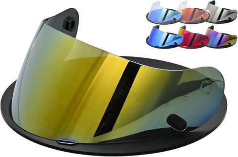 Compatible with HJC HJ-09 Visor Repalcement Motor Helmet Face Shield CL-17,CL-15,CL-16,CL-SP,CL-ST II,CS-R1,CS-R2,CS-R3,CS-15,CS-17,FS-10,FS-11,FG-15,IS-16,TR-1,AC-12 (Smoke) in Saudi Arabia
