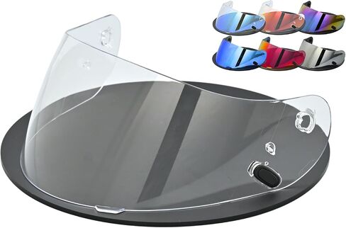 Compatible with HJC HJ-09 Visor Repalcement Motor Helmet Face Shield CL-17,CL-15,CL-16,CL-SP,CL-ST II,CS-R1,CS-R2,CS-R3,CS-15,CS-17,FS-10,FS-11,FG-15,IS-16,TR-1,AC-12 (Smoke) in Saudi Arabia