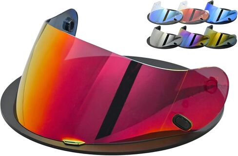 Compatible with HJC HJ-09 Visor Repalcement Motor Helmet Face Shield CL-17,CL-15,CL-16,CL-SP,CL-ST II,CS-R1,CS-R2,CS-R3,CS-15,CS-17,FS-10,FS-11,FG-15,IS-16,TR-1,AC-12 (Smoke) in Saudi Arabia