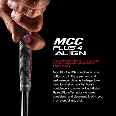 مجموعة مقابض الجولف المضلعة القياسية من Golf Pride MCC PLUS4 (13 قطعة)، رمادي in Saudi Arabia