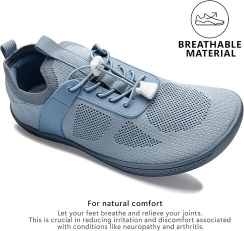 Hike Barefoot Shoes Women Men,2025 New Breathable Wide Toe Box Walking Shoes for Women,Women's Minimalist Barefoot Hiking Shoe,Zero-Drop Anti-Slip Sneakers in Kuwait