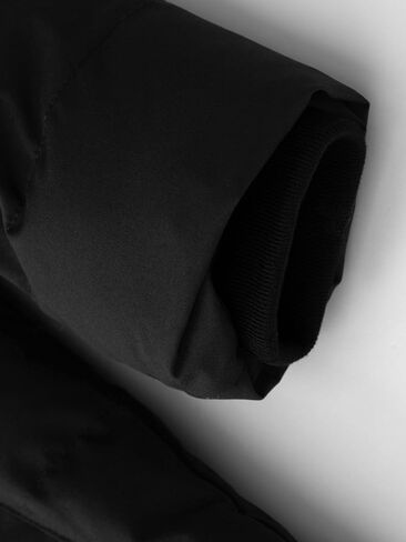 سترة KVE للفتيات منتفخة للشتاء وسميكة ومعطف طويل دافئ مع غطاء رأس من الفرو قابل للإزالة in Kuwait