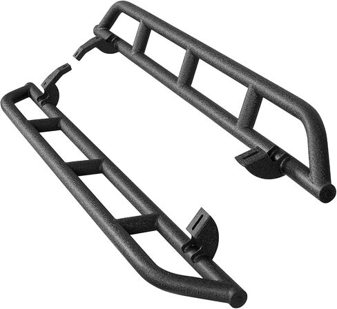 Hooke Road 4Runner Rock Sliders Tube Side Door Armor Rocker Gurad Rails for 2010-2024 Toyota 4Runner 5th Gen (Exclude Limited, Nightshade, TRD Sport & 10-13 SR5) in Saudi Arabia