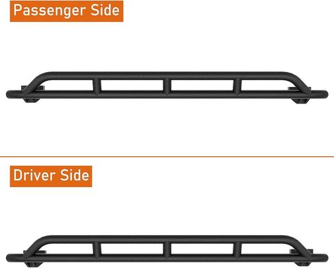 Hooke Road Wrangler JK Rock Slider Nerf Bars Running Boards for 2007-2018 Jeep Wrangler JK Unlimited 4 Door (Pair) in Saudi Arabia