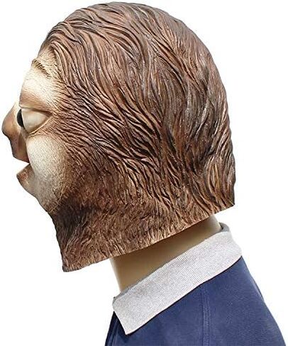 Cosplay Mask Latex Face Helmet Decoration Theme Party Props Halloween Costume Accessory Adult for Sloth in Saudi Arabia