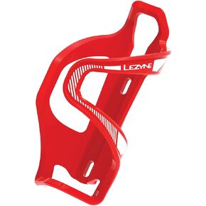 حامل زجاجات المياه Lezyne Flow Bottle Cage SL E/L Matrix هو حامل زجاجة مياه على اليسار، Gekle Black Adult، 1 Flsll BN-V207 حامل زجاجة، أبيض، 48 جرام in Kuwait