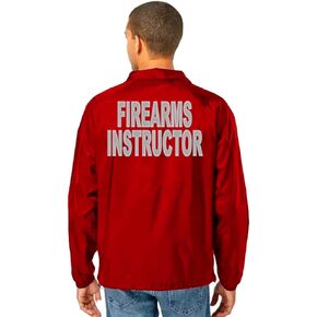 Service and First Responders Firearms Instructor Coach Jacket Event Staff Men’s and Women’s Windbreaker in Saudi Arabia
