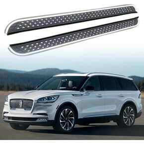 2pc Fixed Running Board Side Step Nerf Bar for Lincoln Aviator 2020-2025. in Saudi Arabia