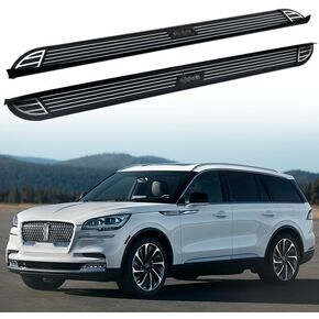 2pc Fixed Running Board Side Step Nerf Bar for Lincoln Aviator 2020-2025. in Saudi Arabia