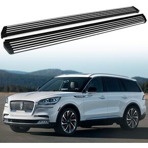 2pc Fixed Running Board Side Step Nerf Bar for Lincoln Aviator 2020-2025. in Saudi Arabia