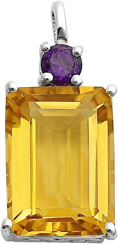 Natural Multi Stone Octagon Shape 925 Silver Pendant DGP1010 P-1113 in Saudi Arabia