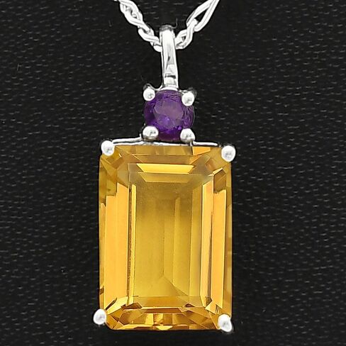Natural Multi Stone Octagon Shape 925 Silver Pendant DGP1010 P-1113 in Saudi Arabia