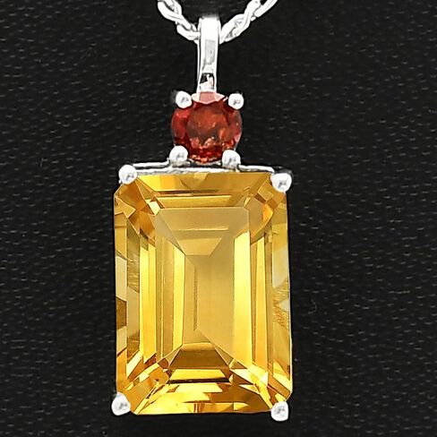 Natural Multi Stone Octagon Shape 925 Silver Pendant DGP1010 P-1113 in Saudi Arabia
