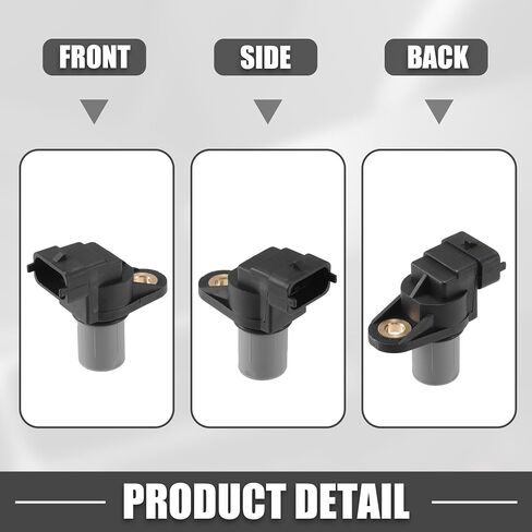 Camshaft Position Sensor No.A0031539728 Engine Crankshaft Position Sensor for Dodge Sprinter 2500 2003-2006 ABS Black in Saudi Arabia