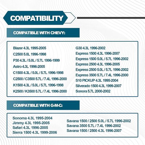 استبدال مستشعر موضع عمود الحدبات # 10490645 متوافق مع 1995-2006 GMC Sierra، Chevy C2500 C3500 Savana Express S10 Sonoma Astro Safari Jimmy K2500 K3500 Safari in Saudi Arabia