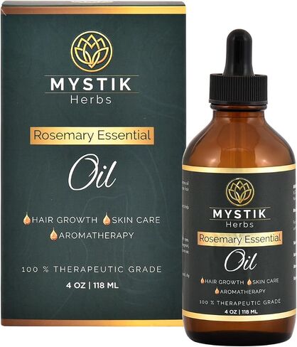 Rosemary Essential Oil. 4 fl.oz. / 118ml 100% Pure and Natural Oil,Premium Grade Essential Oils for Hair Care,Steam Distilled,for Diffuser,Aromatherapy and Carrier Oil Blends in Saudi Arabia