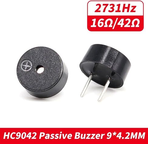 10 قطعة الطنان السلبي 9042 16ohm 42 أوم التيار المتناوب 3 فولت 3.3 فولت 9*4.2 مللي متر 9x4.2 مللي متر 16R الطنان الكهرومغناطيسي الصغير (10 قطعة HC9042 16ohm) in Saudi Arabia