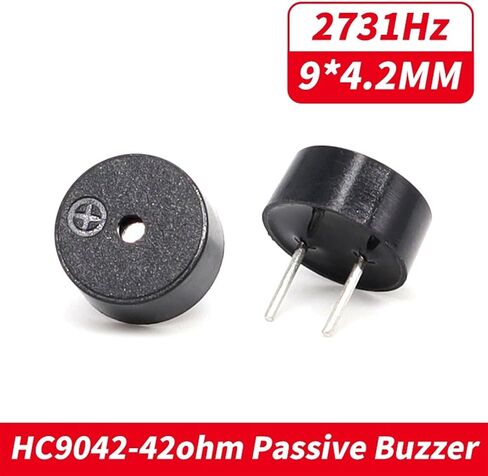 10 قطعة الطنان السلبي 9042 16ohm 42 أوم التيار المتناوب 3 فولت 3.3 فولت 9*4.2 مللي متر 9x4.2 مللي متر 16R الطنان الكهرومغناطيسي الصغير (10 قطعة HC9042 16ohm) in Saudi Arabia
